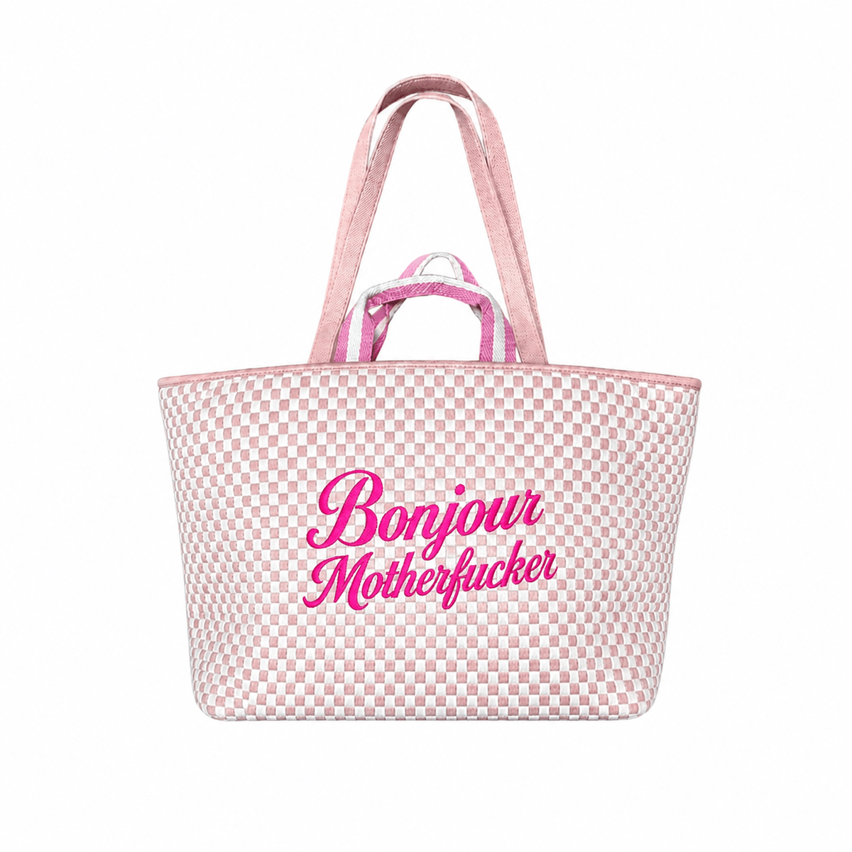 Pink Bonjour Mother Fucker Bag - Lillyloves