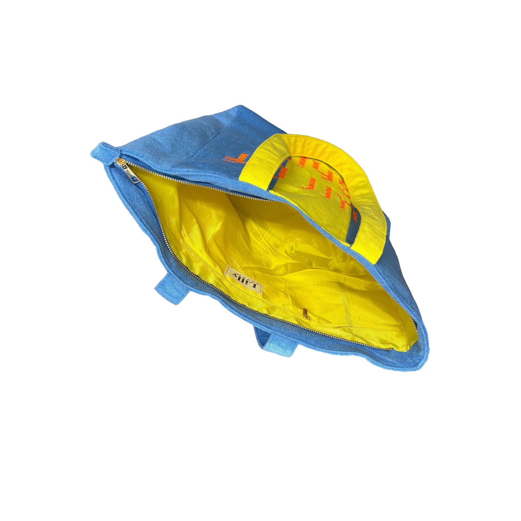 Towel Terry Blue & Yellow Ciao Bag