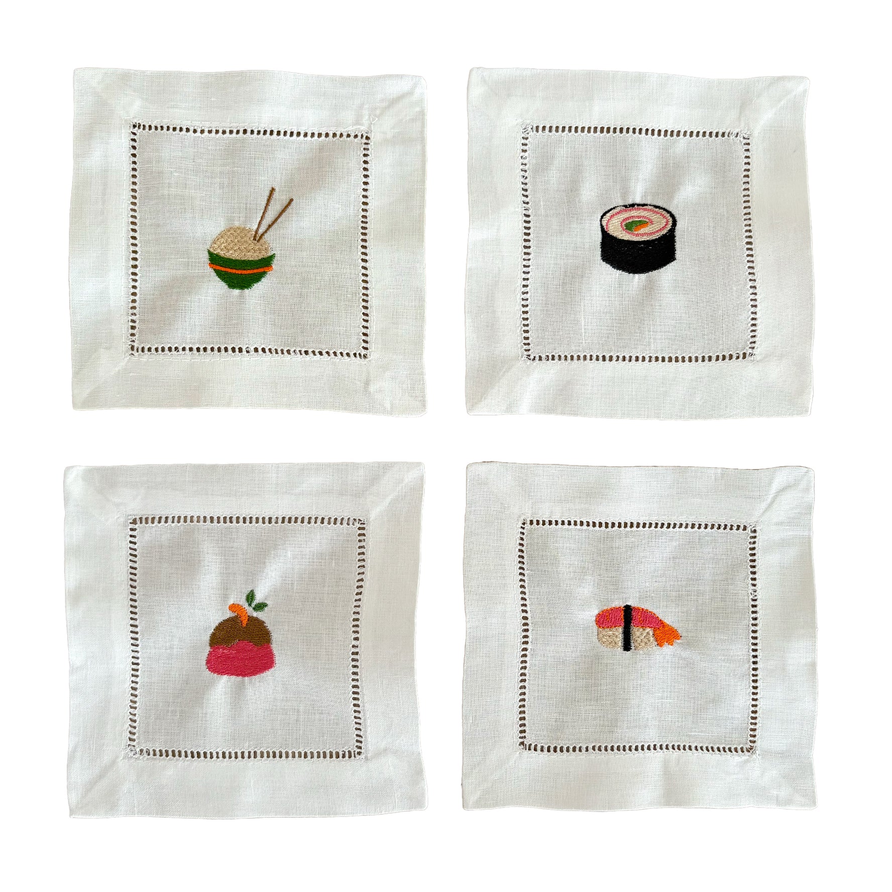 Sushi Cocktail Napkins | Set of 4
