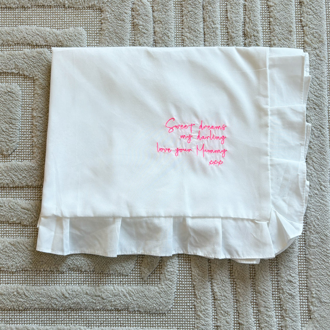Message on a pillow