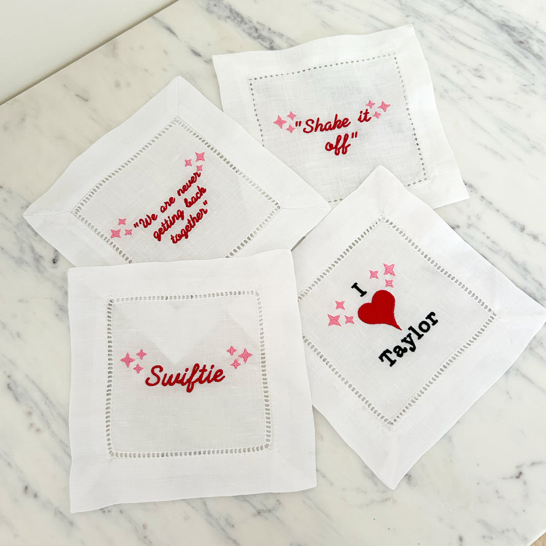 Taylor Swift Cocktail Napkins | Set of 4