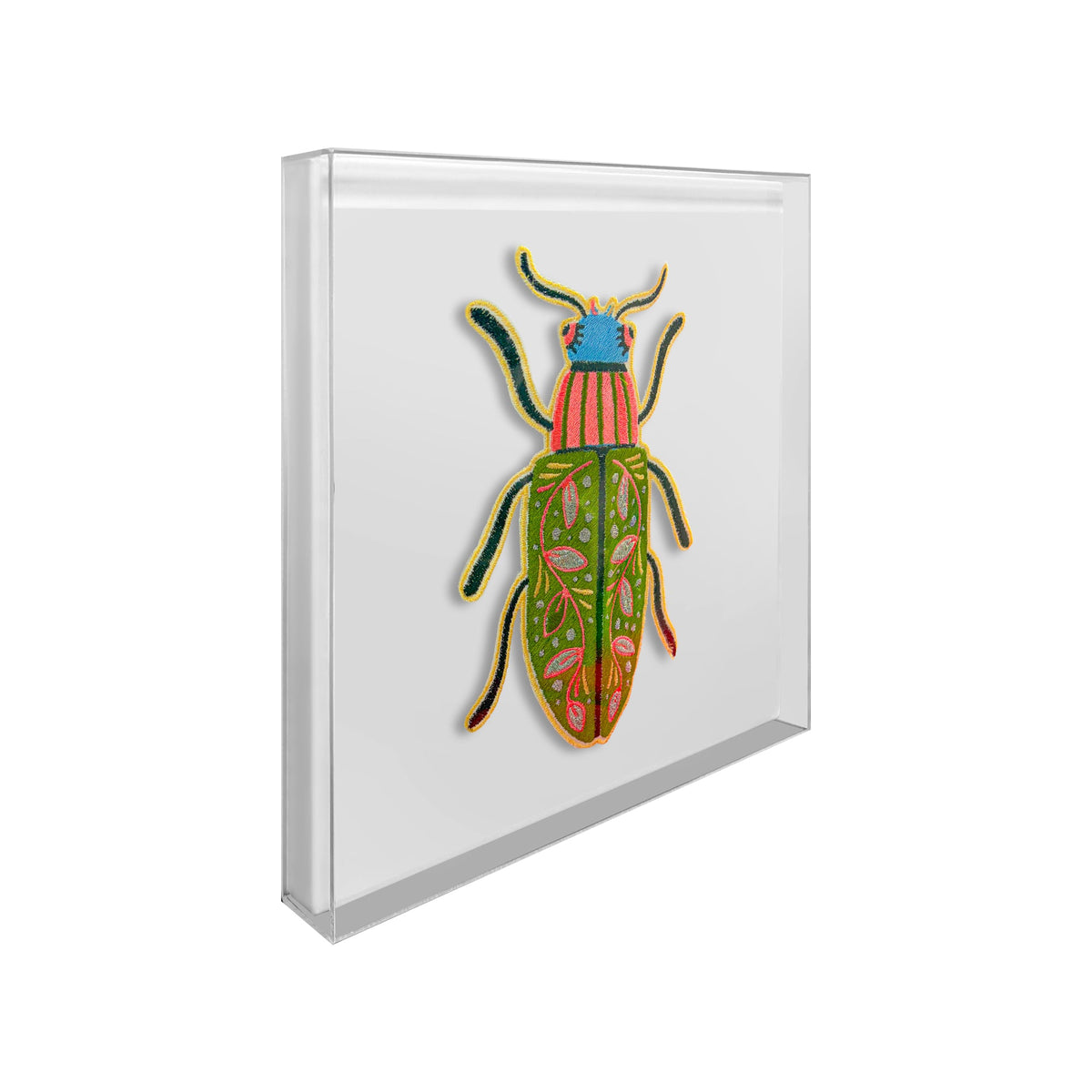 Traditional Bug- Embroidered Artwork - Lillyloves
