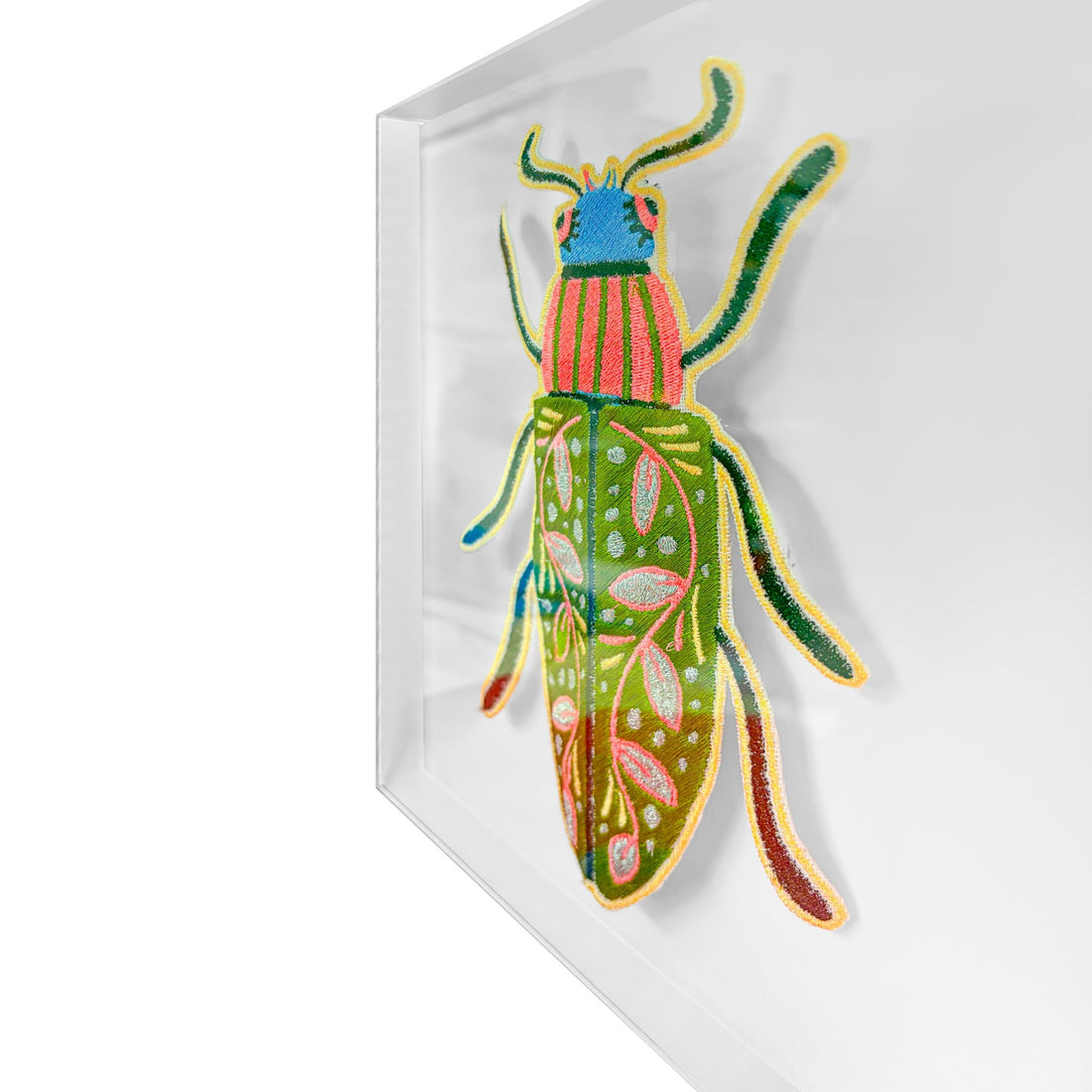 Traditional Bug- Embroidered Artwork - Lillyloves