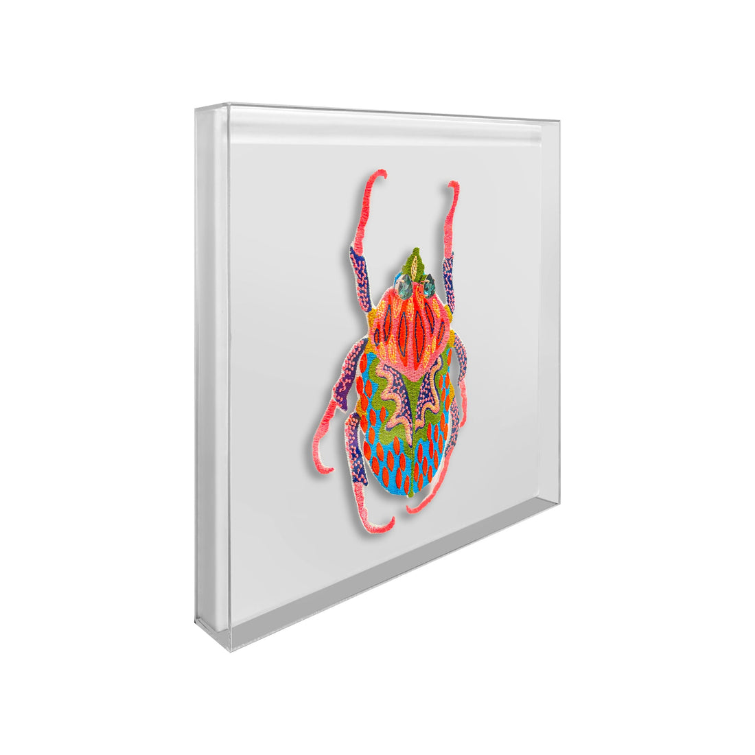 Tropical Bug- Embroidered Artwork - Lillyloves