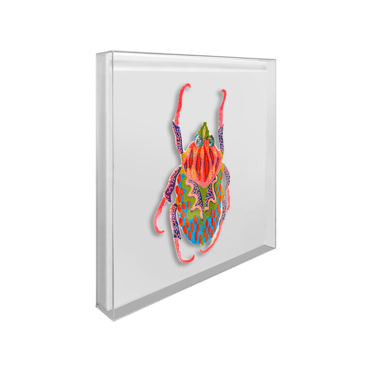 Tropical Bug- Embroidered Artwork - Lillyloves