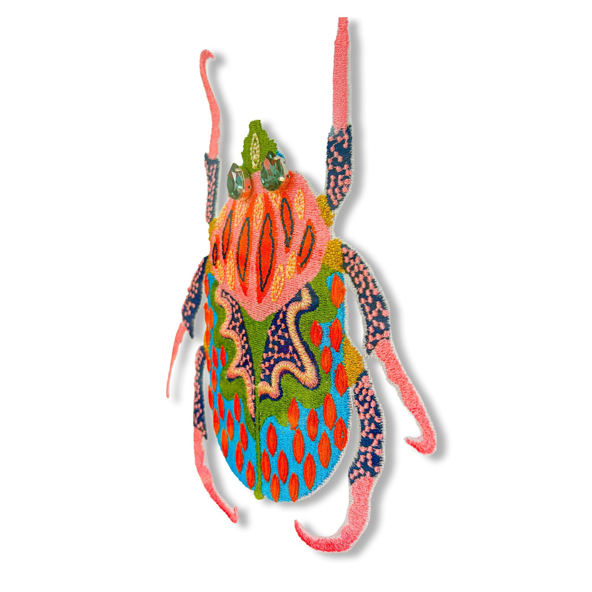 Tropical Bug- Embroidered Artwork - Lillyloves