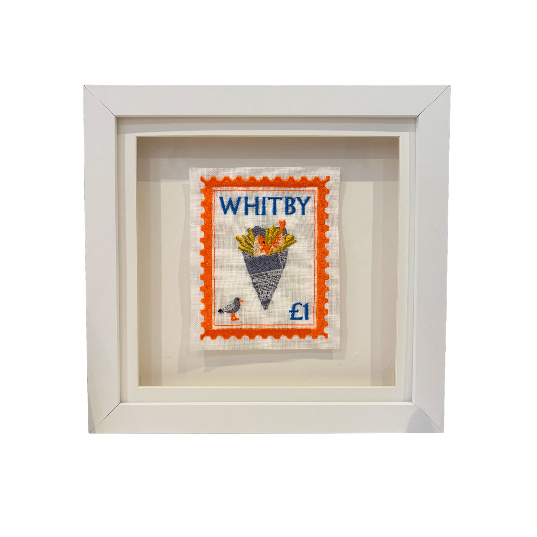 Whitby Inspired Postage Stamp Artwork