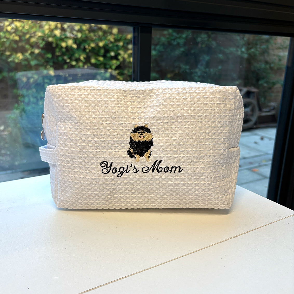 Lilly Loves Doggie Washbags in soft fabric with zipper closure, designed for easy cleaning and travel with pets.